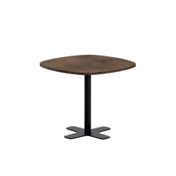 Perfecta Spinner Table de cuisine carrée bords arrondis en stratifié avec pied central* Table De Cuisine|Table Pour Petit Espace