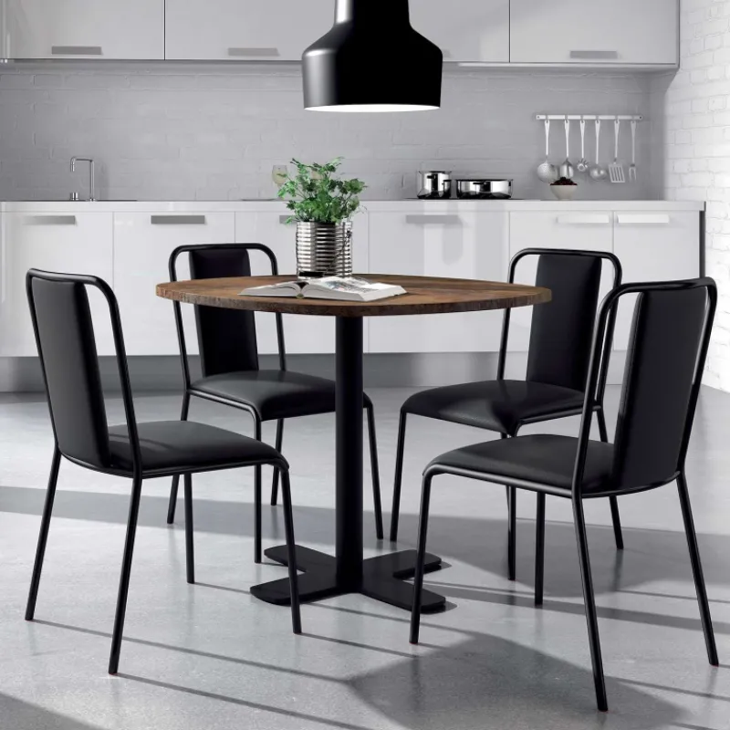 Perfecta Spinner Table ronde pour cuisine en stratifié avec pied central* Table De Cuisine