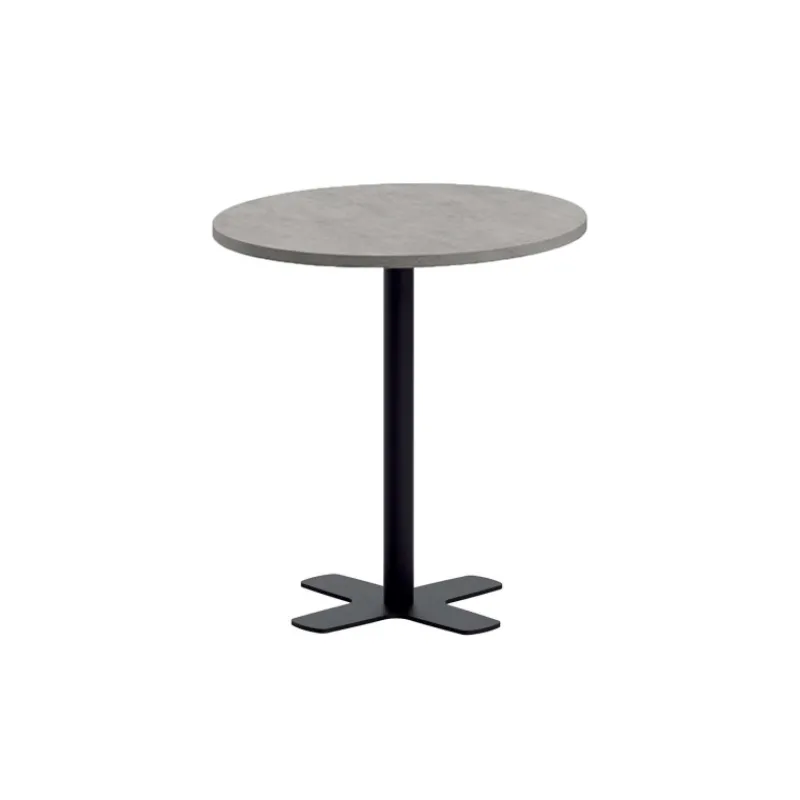 Perfecta Spinner Table snack ronde pour cuisine en stratifié avec pied central* Table De Cuisine