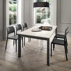 La primavera Steave Console extensible rectangulaire en stratifié* Table Pour Petit Espace