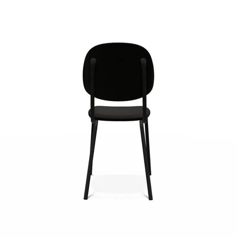 Perfecta STR5 Chaise contemporaine en métal et en tissu fabriquée en Belgique* Chaise De Salle à Manger