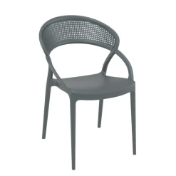 Sunset Chaise design de jardin empilable en polypropylène* Chaise De Jardin