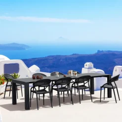 Sunset Chaise design de jardin empilable en polypropylène* Chaise De Jardin