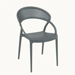 Sunset Chaise design de jardin empilable en polypropylène* Chaise De Jardin