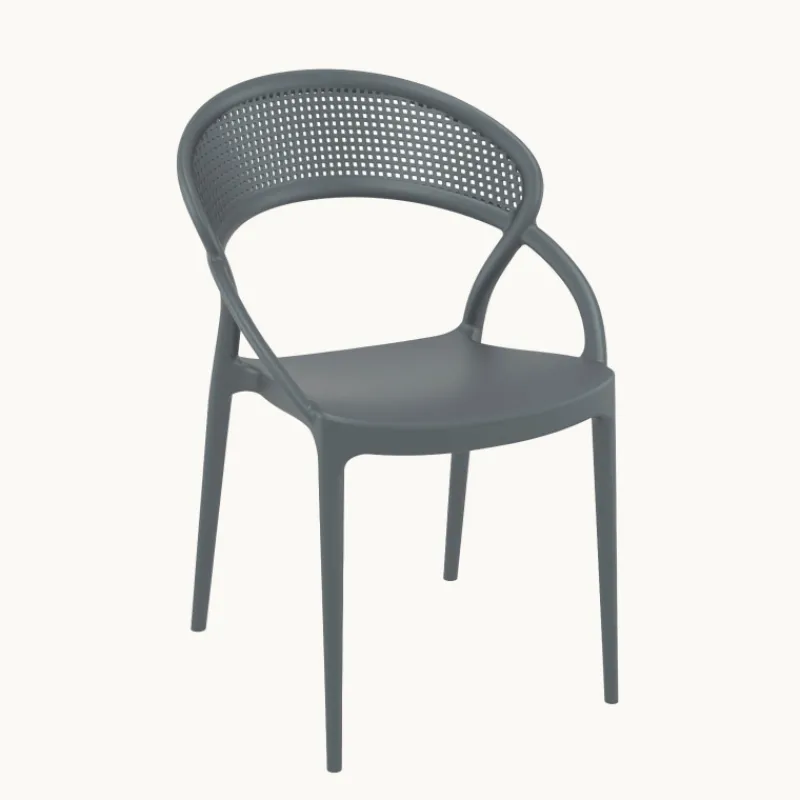 Sunset Chaise design de jardin empilable en polypropylène* Chaise De Jardin