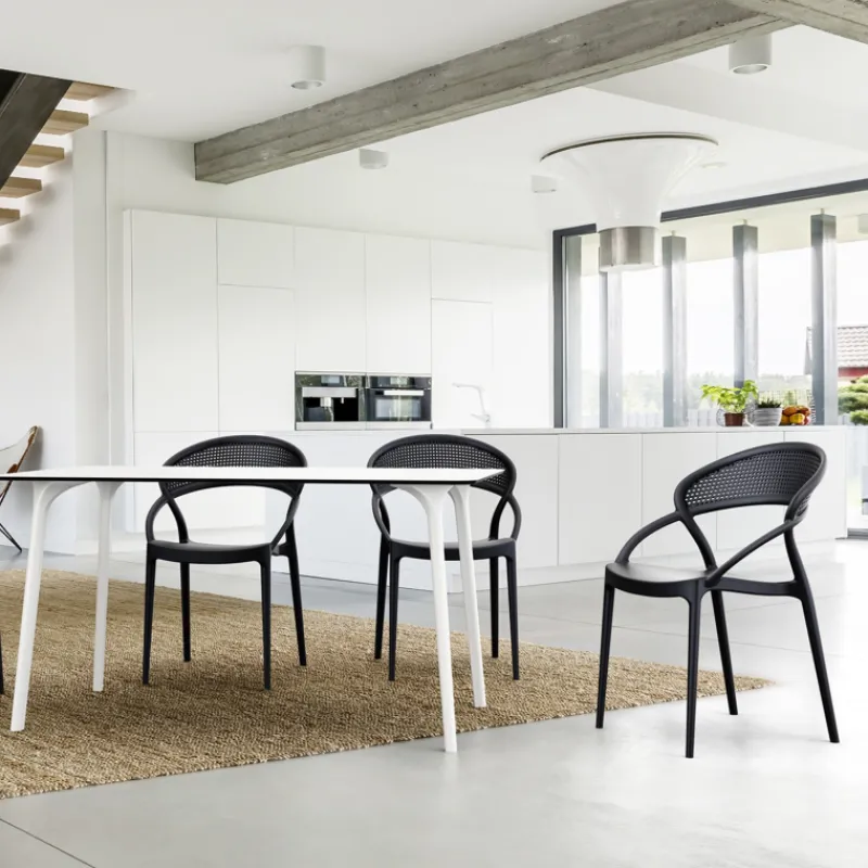 Sunset Chaise design empilable en polypropylène* Chaise De Cuisine|Chaise De Salle à Manger