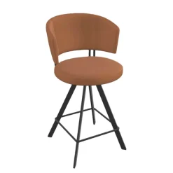 Perfecta Tabouret haut design pivotant en simili – Allure* Tabouret Snack (assise +/- 65 Cm)|Tabouret De Bar (assise +/- 80 Cm)
