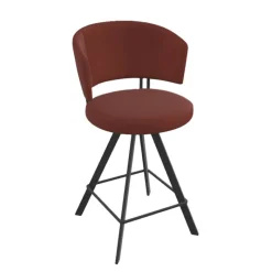 Perfecta Tabouret haut design pivotant en simili – Allure* Tabouret Snack (assise +/- 65 Cm)|Tabouret De Bar (assise +/- 80 Cm)