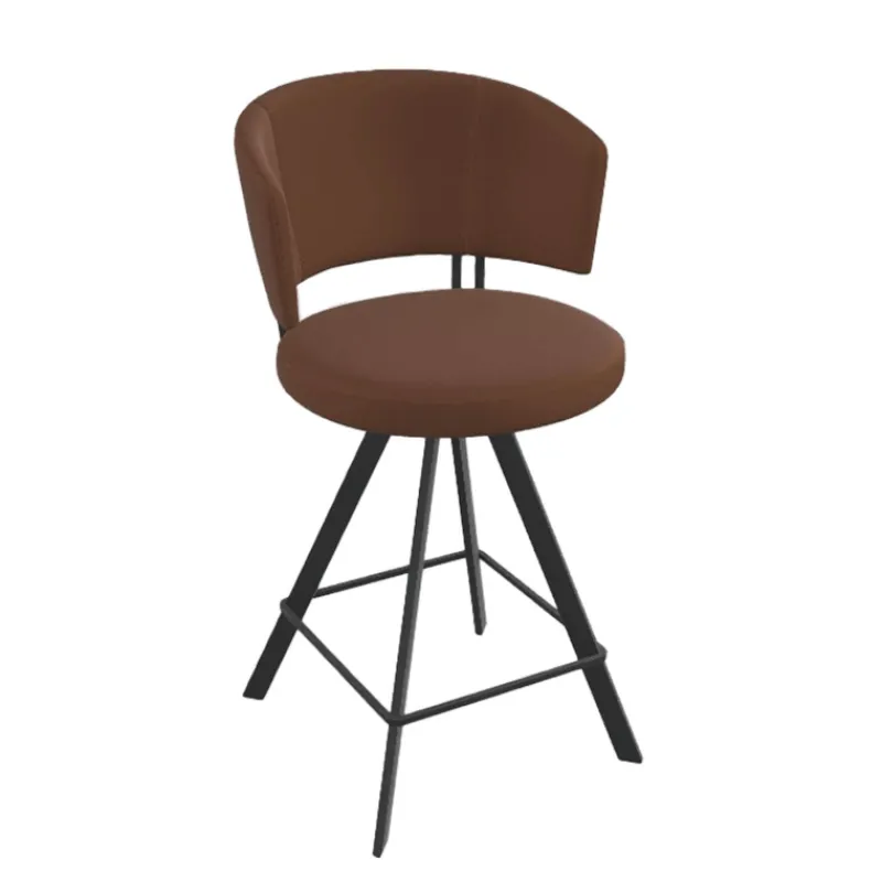 Perfecta Tabouret haut design pivotant en simili – Allure* Tabouret Snack (assise +/- 65 Cm)|Tabouret De Bar (assise +/- 80 Cm)