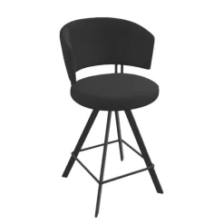 Perfecta Tabouret haut design pivotant en simili – Allure* Tabouret Snack (assise +/- 65 Cm)|Tabouret De Bar (assise +/- 80 Cm)