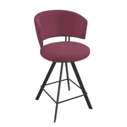 Perfecta Tabouret haut design pivotant en simili – Allure* Tabouret Snack (assise +/- 65 Cm)|Tabouret De Bar (assise +/- 80 Cm)