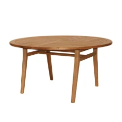 Medicis TamaniTable de jardin ronde en teck* Table De Jardin