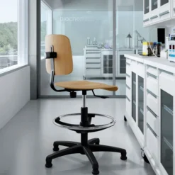 Sokoa Tecnik Chaise d'atelier réglable en bois* Chaise De Bureau
