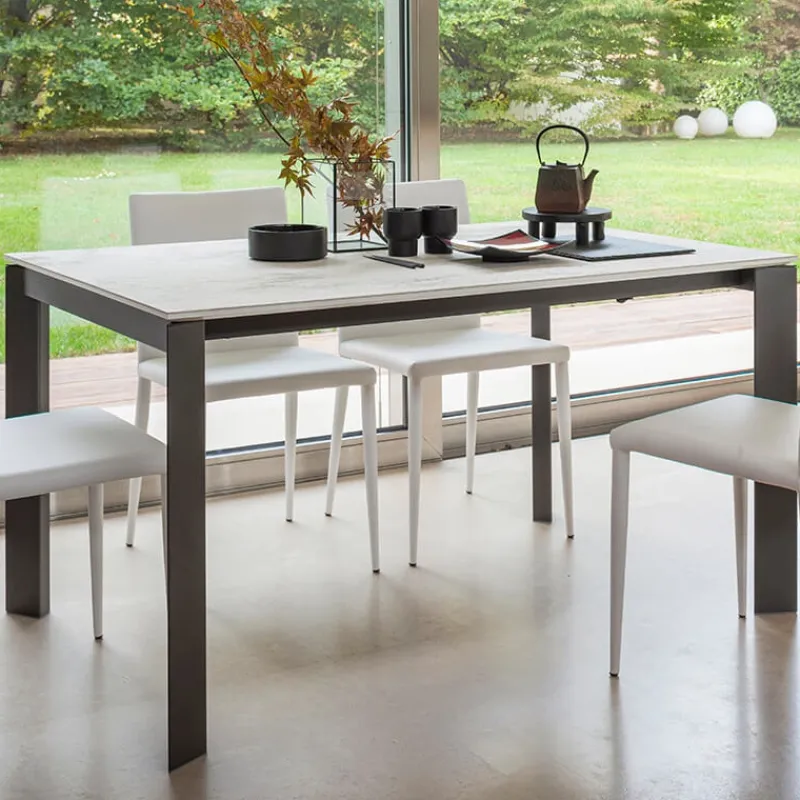 Altacom Teorema Table de salle à manger extensible en céramique* Table De Salle à Manger