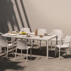 Tevere Table de jardin extensible en polypropylène* Table De Jardin