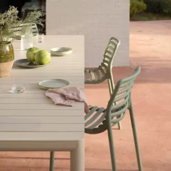 Tevere Table de jardin extensible en polypropylène* Table De Jardin