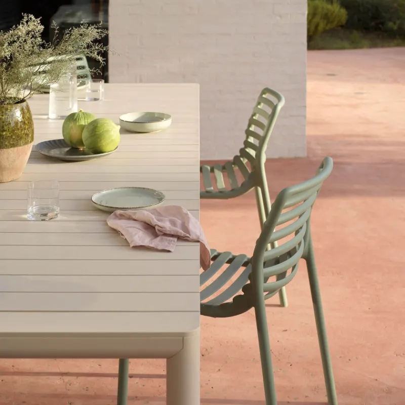 Tevere Table de jardin extensible en polypropylène* Table De Jardin