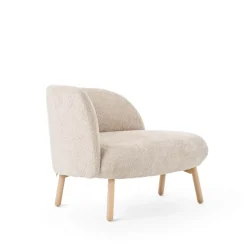 Mobitec Thalia ® Banquette cosy en tissu avec pieds en bois* Chaise Salon|Chaise Pour Chambre