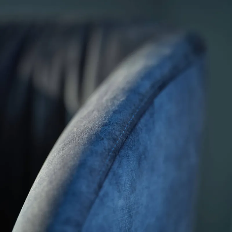 Mobitec Thalia ® Fauteuil confortable en tissu avec pieds en bois* Chaise De Salle à Manger|Chaise Salon