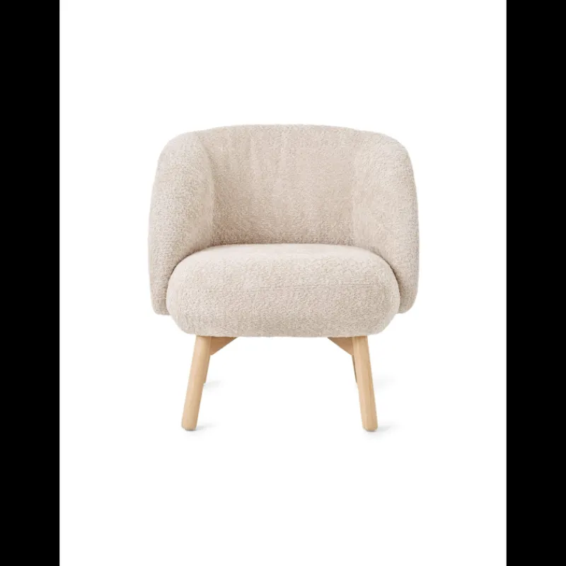 Mobitec Thalia ® Fauteuil confortable en tissu avec pieds en bois* Chaise De Salle à Manger|Chaise Salon