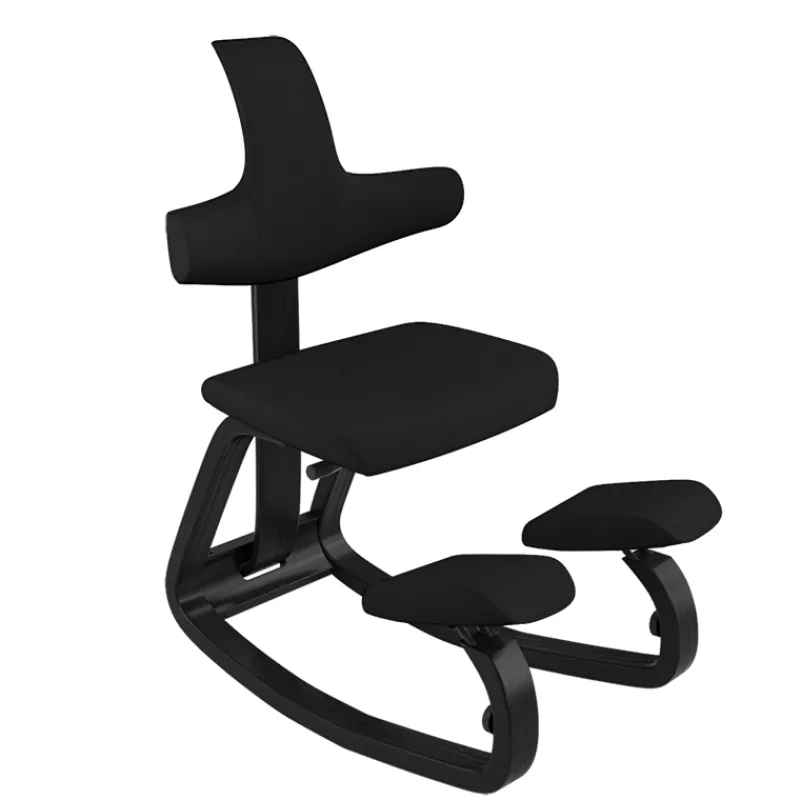 Varier ThatSit ® Chaise de bureau ergonomique à bascule en tissu et bois* Chaise Pour Chambre|Chaise De Bureau