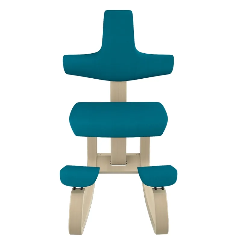 Varier ThatSit ® Chaise de bureau ergonomique à bascule en tissu et bois* Chaise Pour Chambre|Chaise De Bureau