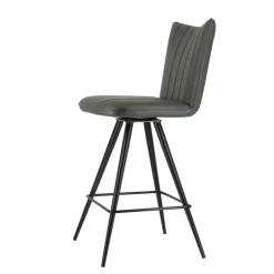 TiméoTabouret snack pivotant avec pieds obliques* Tabouret De Bar (assise +/- 80 Cm)|Chaise De Salle à Manger