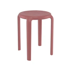 Tom Tabouret bas sans dossier empilable en polypropylène* Tabouret Bas (assise +/- 45 Cm)