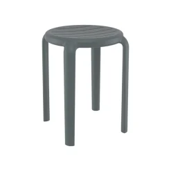 Tom Tabouret bas sans dossier empilable en polypropylène* Tabouret Bas (assise +/- 45 Cm)