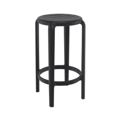 Tom Tabouret snack sans dossier en polypropylène* Tabouret Snack (assise +/- 65 Cm)|Tabouret De Bar (assise +/- 80 Cm)