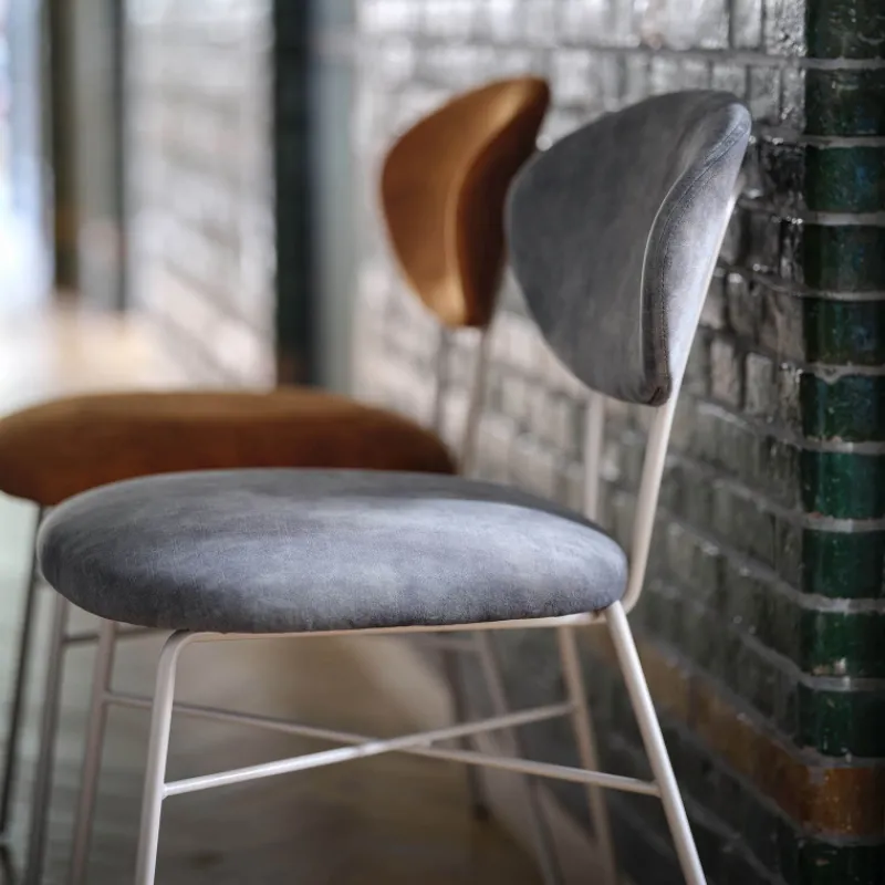 Mobitec Toro ® Chaise cosy minimaliste en tissu et pieds métal* Chaise De Salle à Manger|Chaise Salon