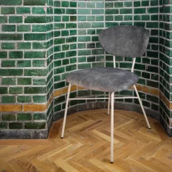 Mobitec Toro ® Chaise cosy minimaliste en tissu et pieds métal* Chaise De Salle à Manger|Chaise Salon