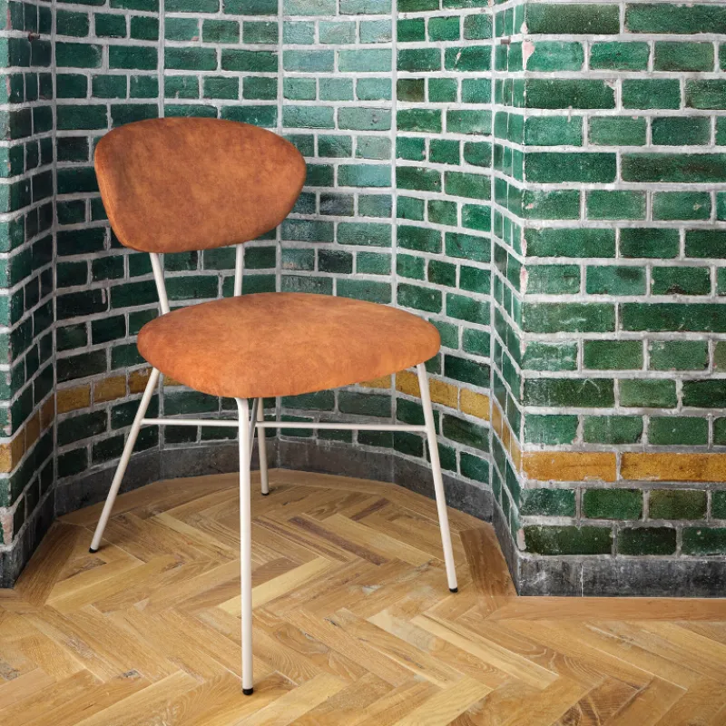 Mobitec Toro ® Chaise cosy minimaliste en tissu et pieds métal* Chaise De Salle à Manger|Chaise Salon