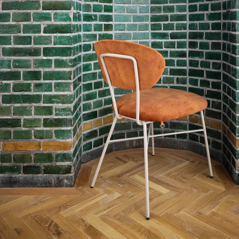 Mobitec Toro ® Chaise cosy minimaliste en tissu et pieds métal* Chaise De Salle à Manger|Chaise Salon