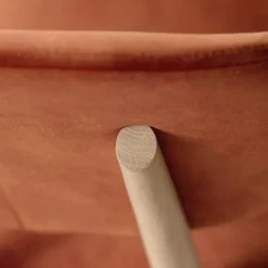 Mobitec Toro ® Chaise moderne avec dossier incurvé en tissu et bois* Chaise De Salle à Manger|Chaise Salon