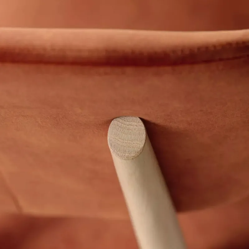 Mobitec Toro ® Chaise moderne avec dossier incurvé en tissu et bois* Chaise De Salle à Manger|Chaise Salon