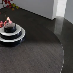 Sovet Italia Totem Sovet® Table design ronde plateau bois* Table De Salle à Manger