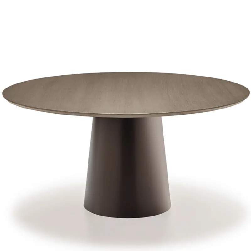 Sovet Italia Totem Sovet® Table design ronde plateau bois* Table De Salle à Manger
