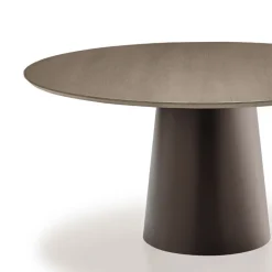 Sovet Italia Totem Sovet® Table design ronde plateau bois* Table De Salle à Manger