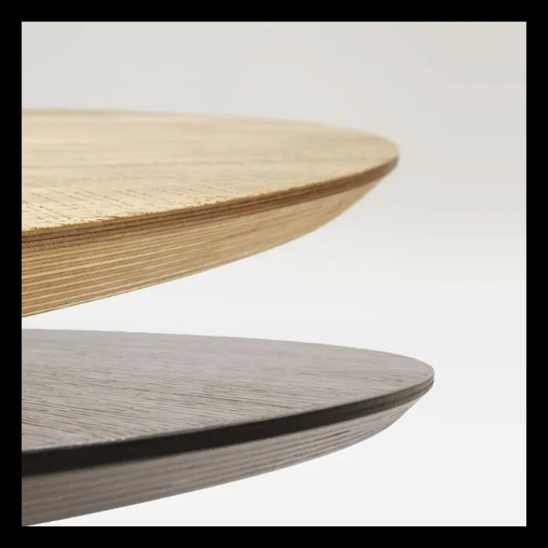 Sovet Italia Totem Sovet® Table design ronde plateau bois* Table De Salle à Manger