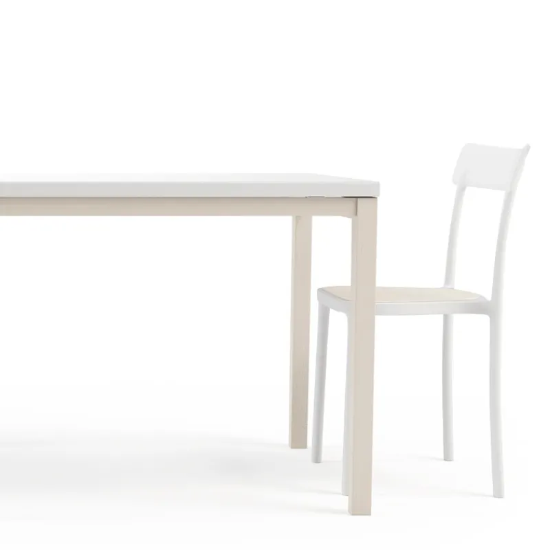 Cancio Toy bois Table de cuisine en verre avec rallonge* Table De Cuisine