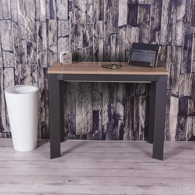 Altacom Trek Console extensible transformable en table en mélaminé* Table Pour Petit Espace