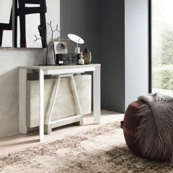 Altacom Trek Console extensible transformable en table en mélaminé* Table Pour Petit Espace