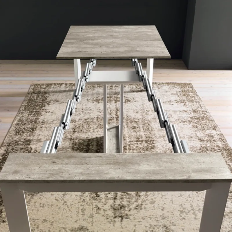 Altacom Trek Console extensible transformable en table en mélaminé* Table Pour Petit Espace