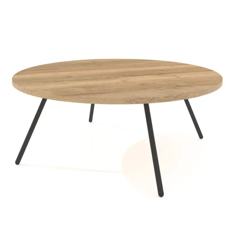 Perfecta Trevi Table basse ronde avec pieds en métal* Table De Salon