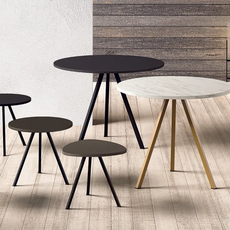 Perfecta Triple Table ronde moderne en stratifié* Table De Cuisine|Table Pour Petit Espace