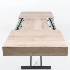 Altacom Ulisse Table relevable en mélaminé avec allonges* Table De Salon|Table Pour Petit Espace