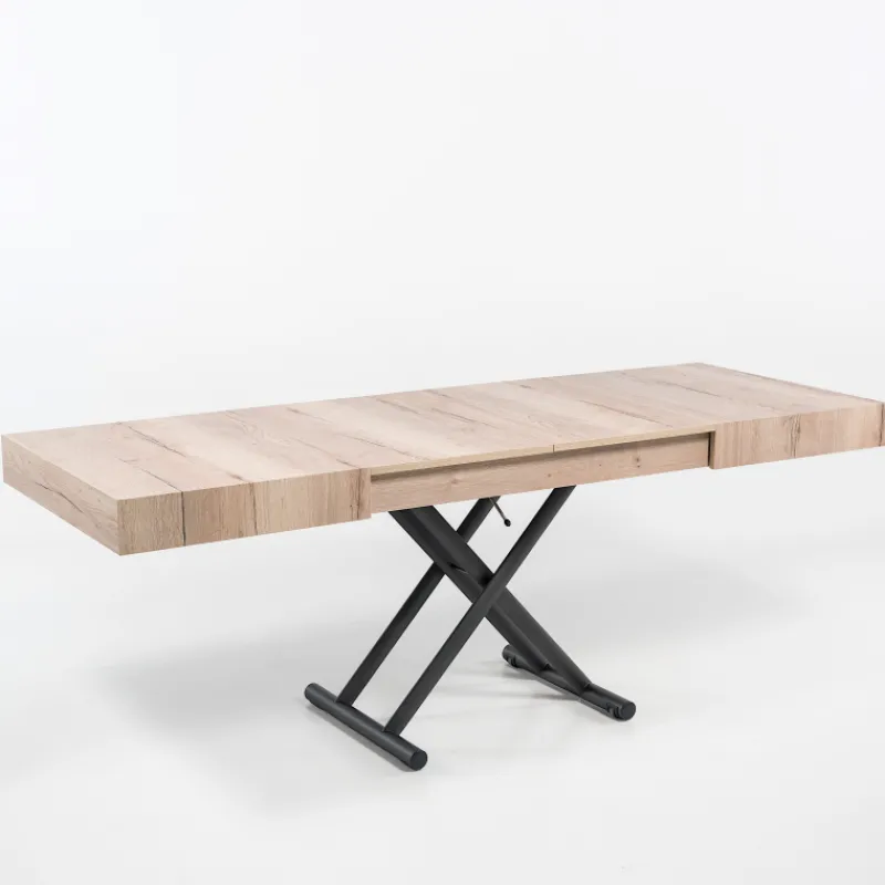 Altacom Ulisse Table relevable en mélaminé avec allonges* Table De Salon|Table Pour Petit Espace
