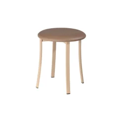 Carrier Urane ® Tabouret bas en synthétique et métal fabrication française* Tabouret Bas (assise +/- 45 Cm)