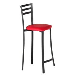 Carrier Urane ® Tabouret de bar en métal assise synthétique fabrication française* Tabouret Snack (assise +/- 65 Cm)|Tabouret De Bar (assise +/- 80 Cm)